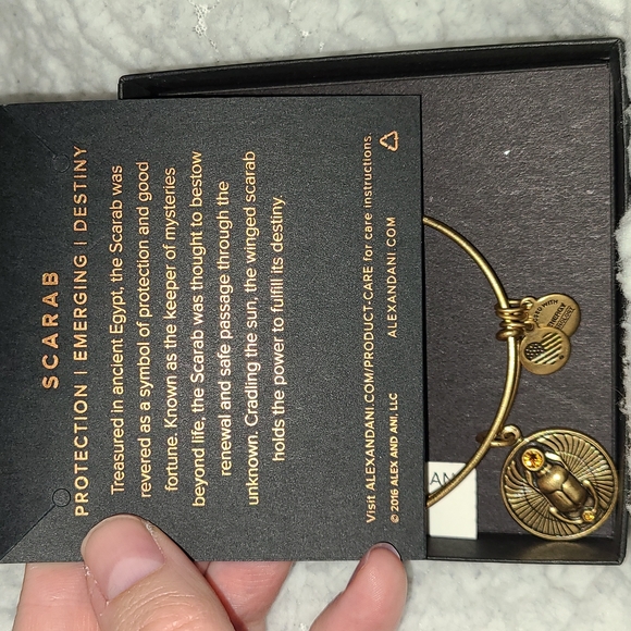 💫Alex and Ani SCRAB bangle bracelet - Picture 3 of 3